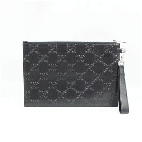 gucci embossed clutch bag|gucci clutch bag for men.